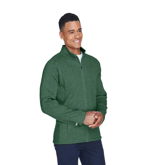 42. FMD* - Devon & Jones Men's Bristol Full-Zip Sweater Fleece Jacket