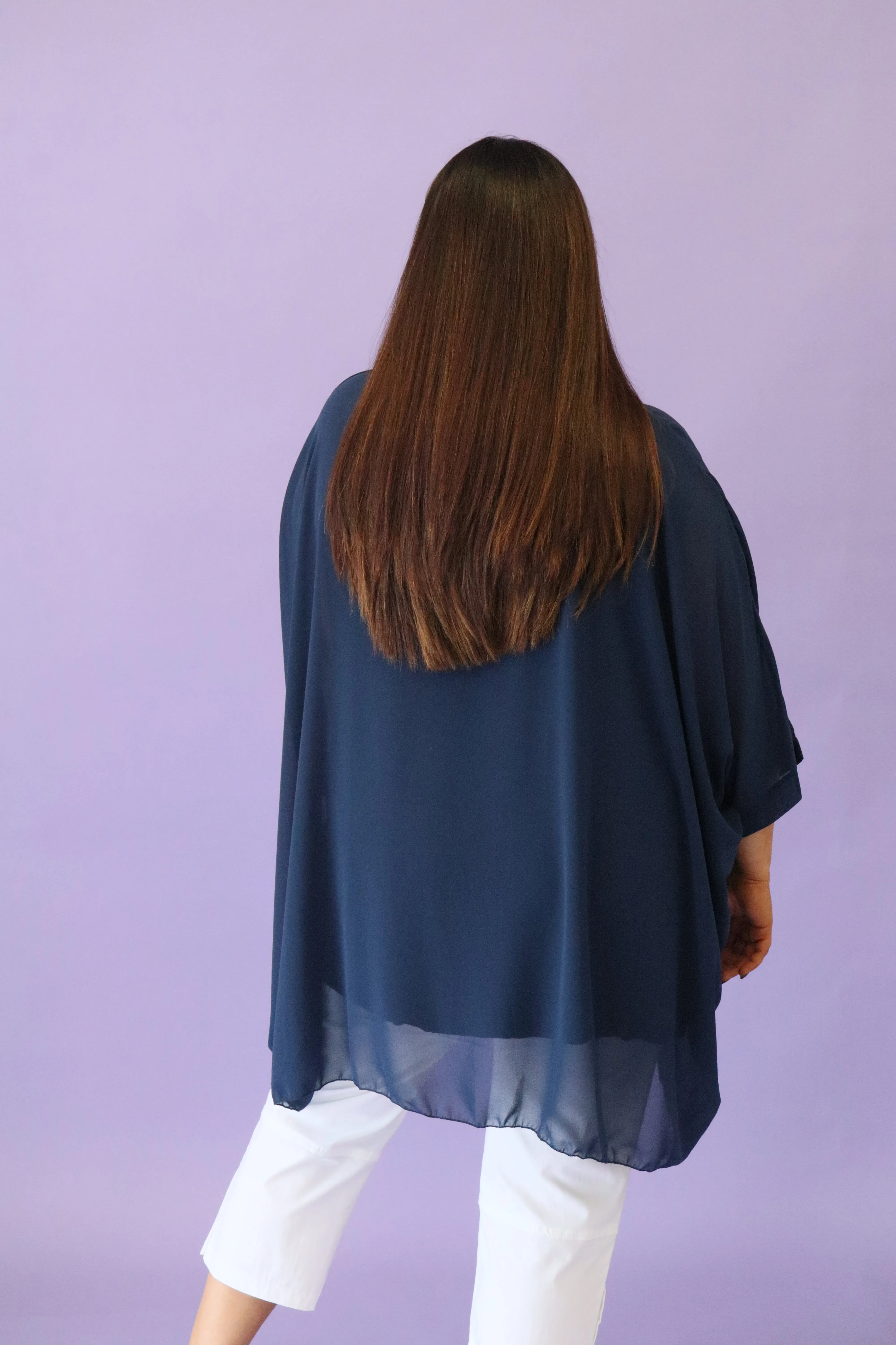 Alice Blouse in Navy