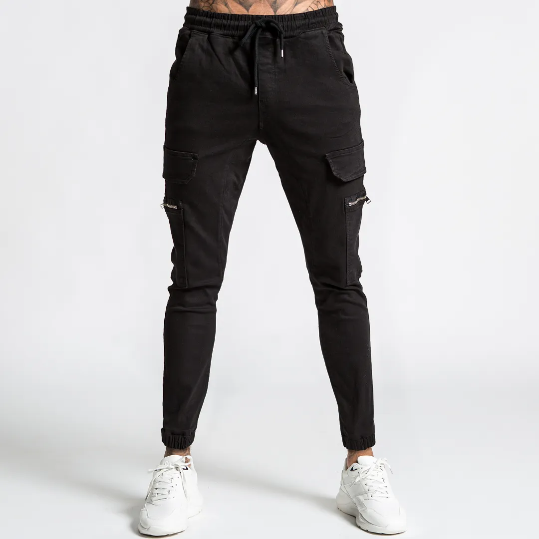 Argent Cargo Pants - Black