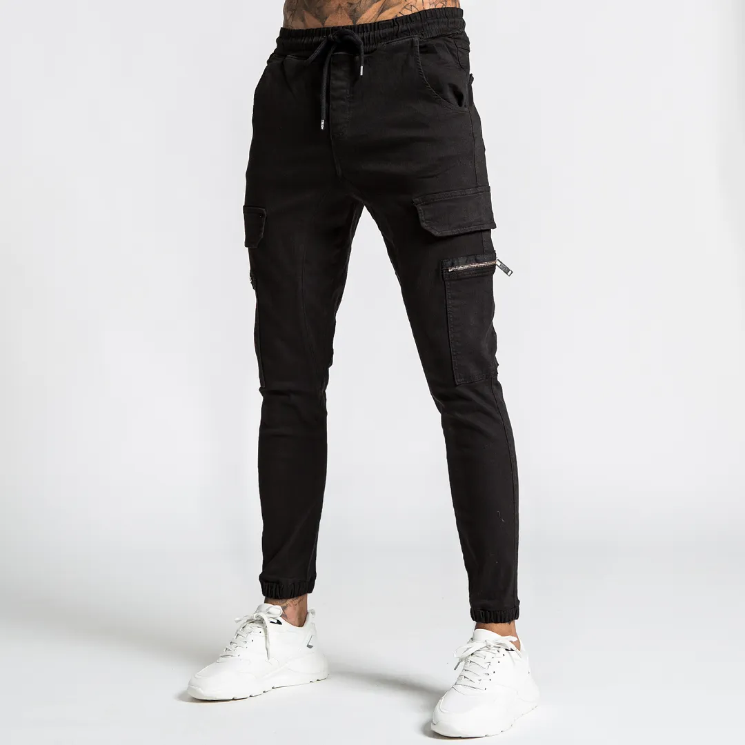 Argent Cargo Pants - Black