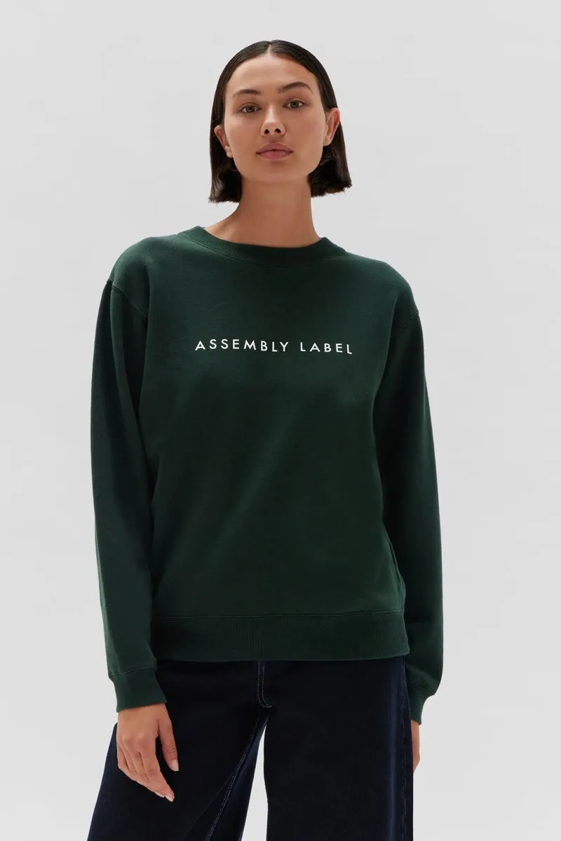 Assembly Label - The Logo Fleece - Cypress