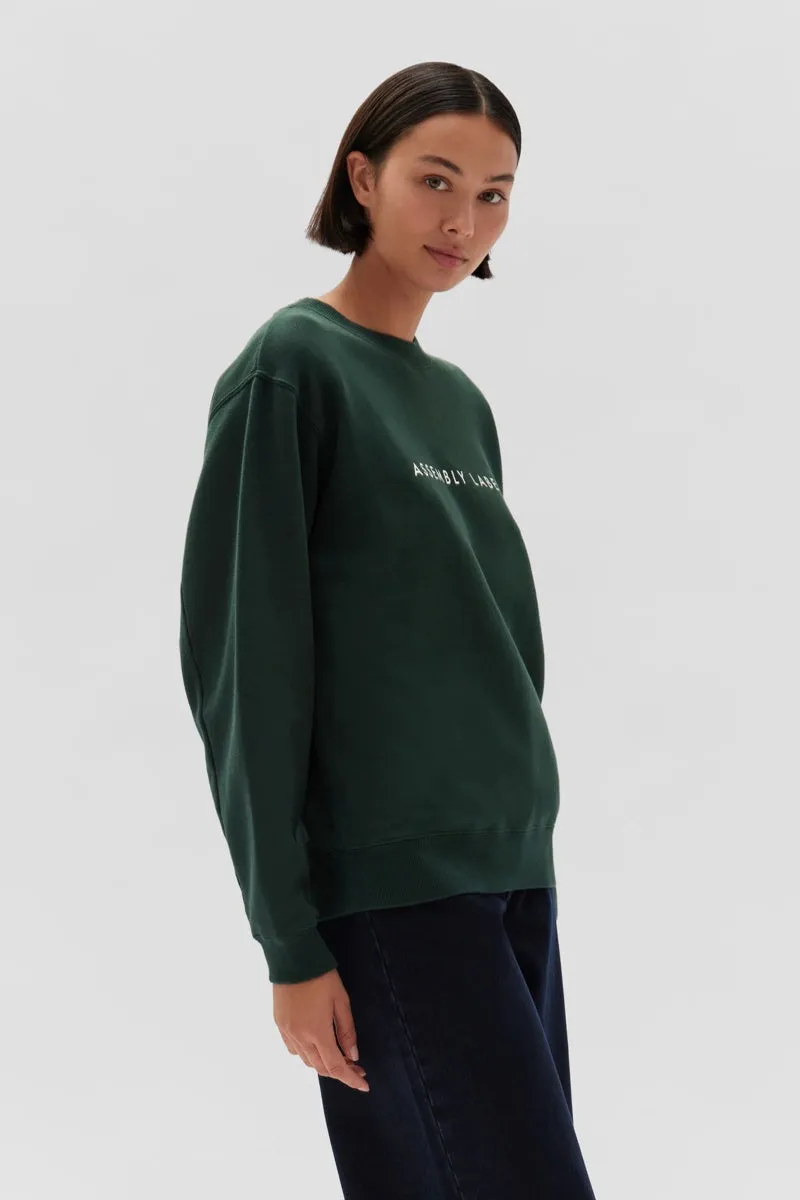 Assembly Label - The Logo Fleece - Cypress