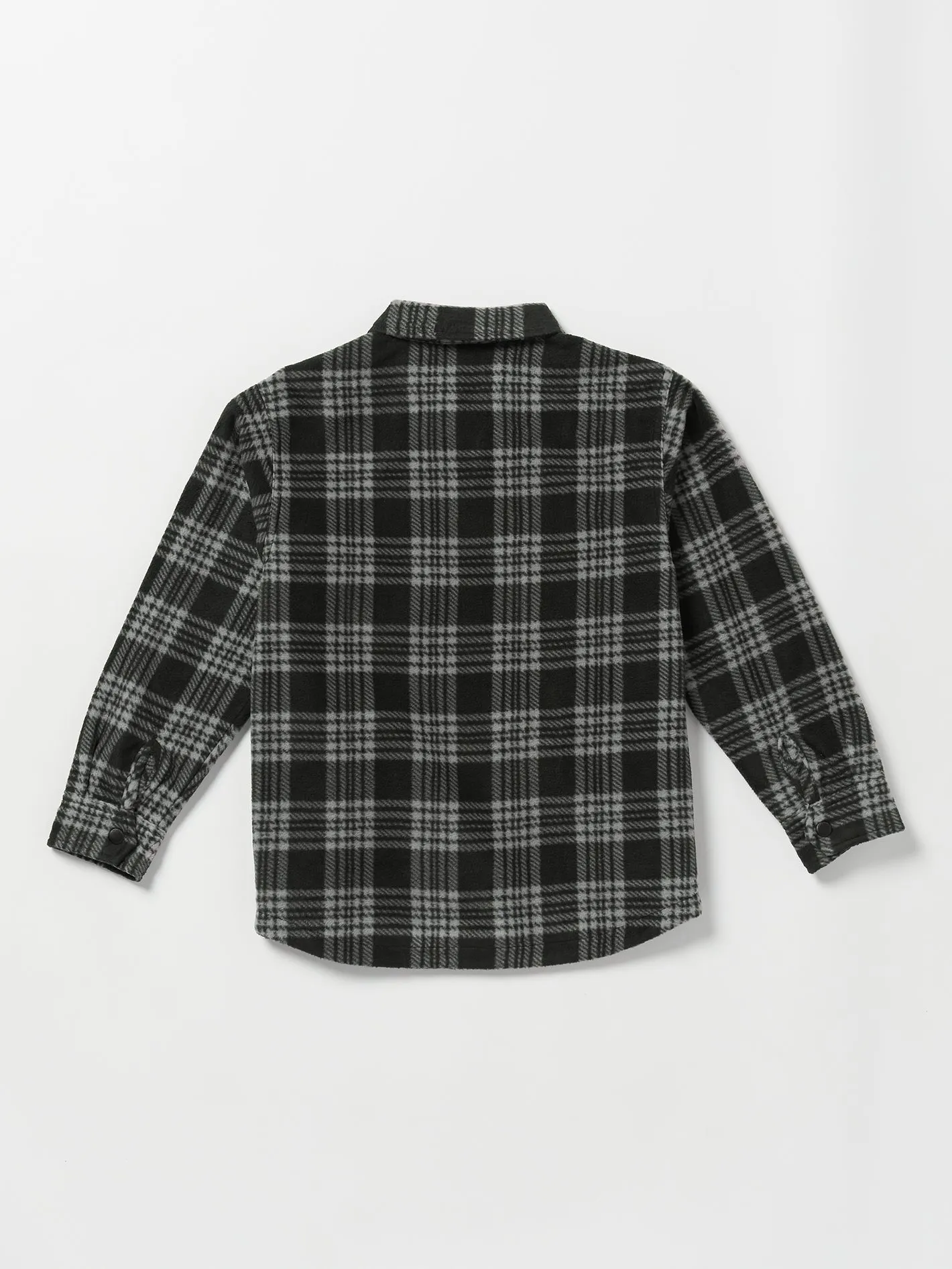 Big Boys Wallace Flannel - Black Grey