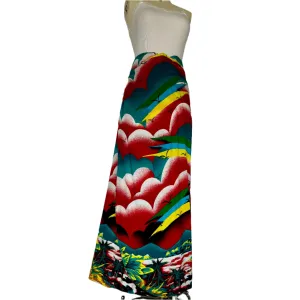 Bright & Colourful Wrap Skirt