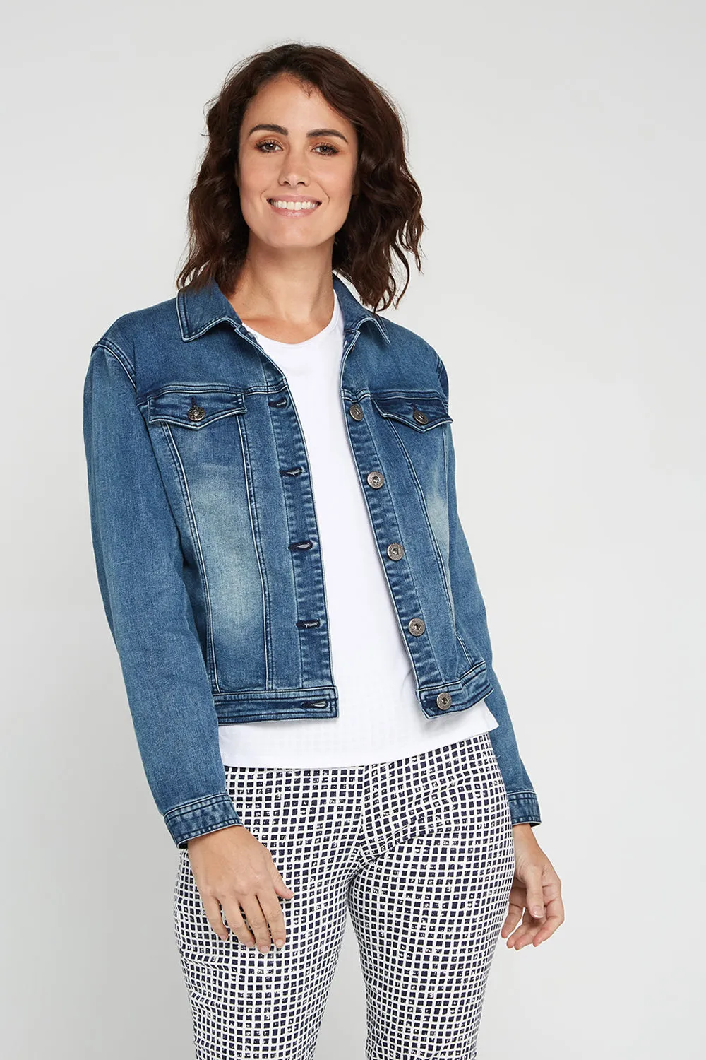 Carolyn Denim Jacket - Denim