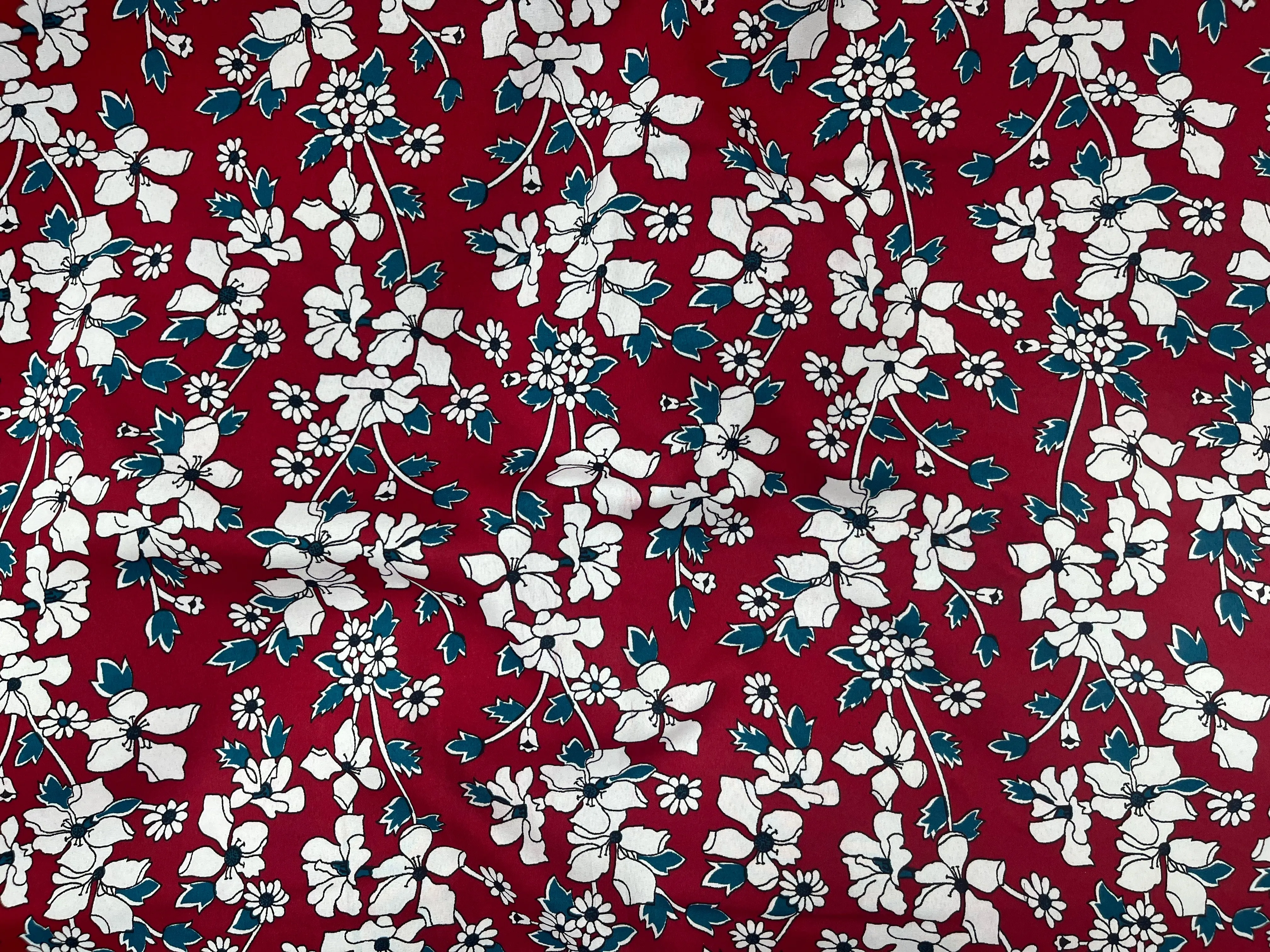 Cassia - Clearance Printed Crepe Fabric