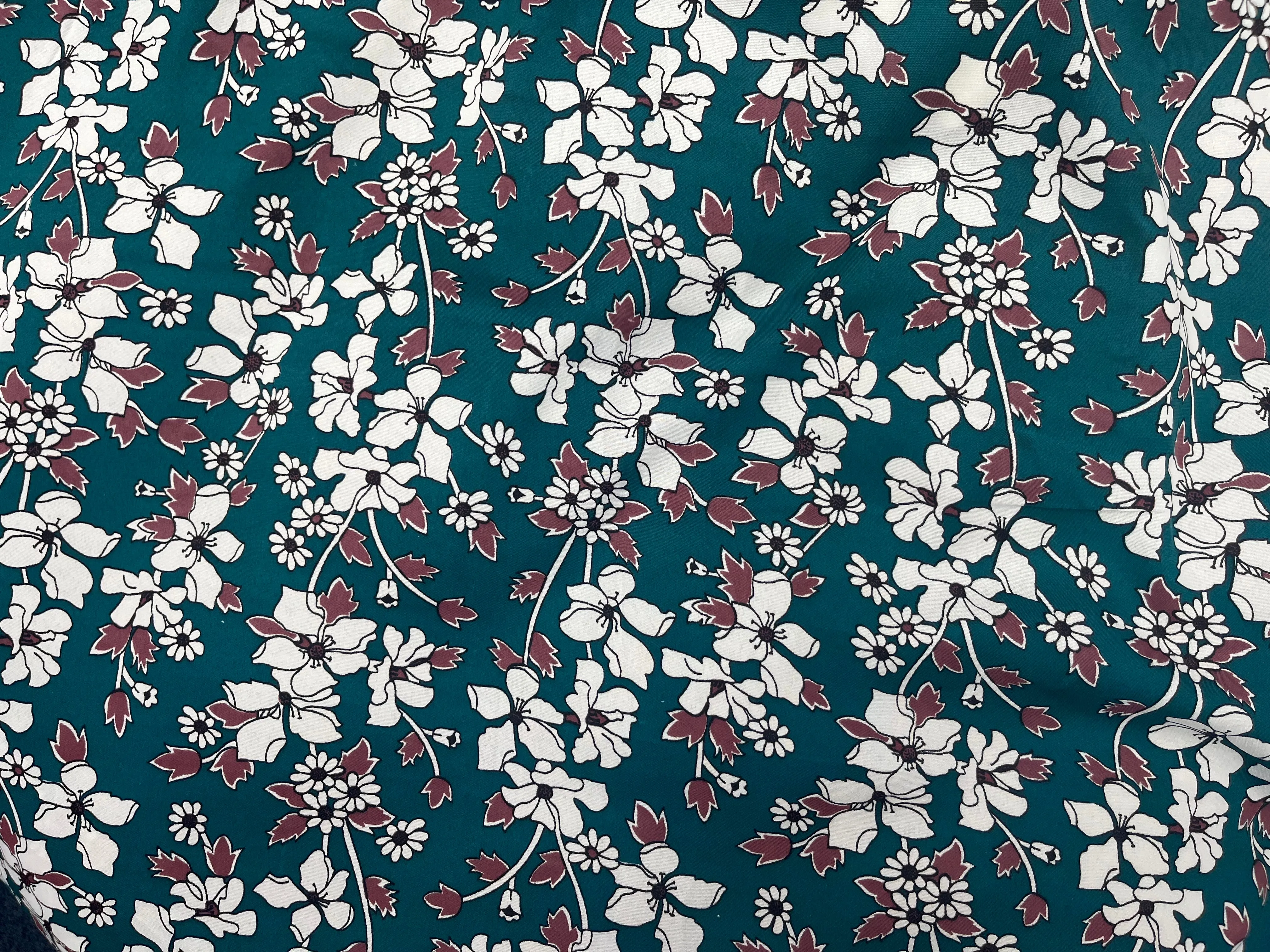 Cassia - Clearance Printed Crepe Fabric