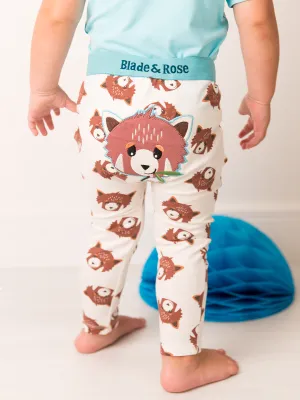 Chip the Red Panda Summer Leggings