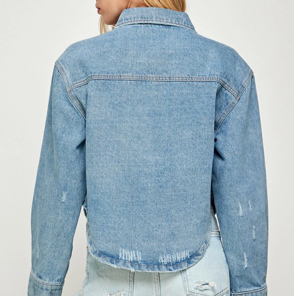 Cropped Denim Jacket