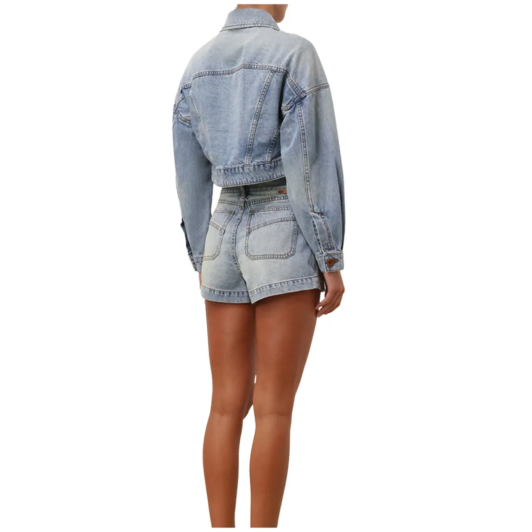 Cropped Denim Jacket