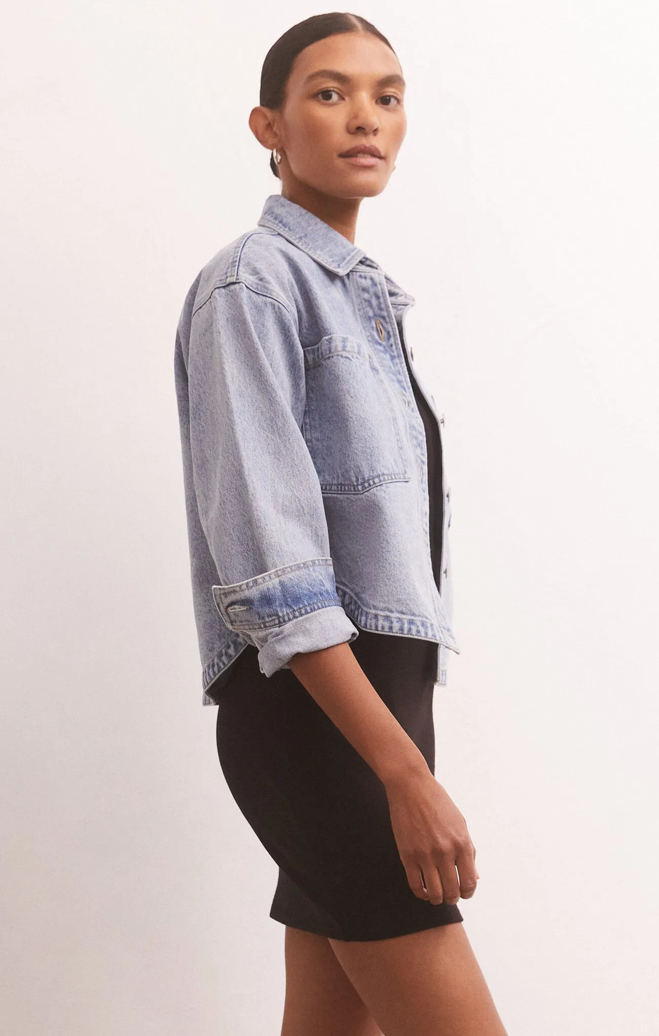 Cropped Denim Jacket