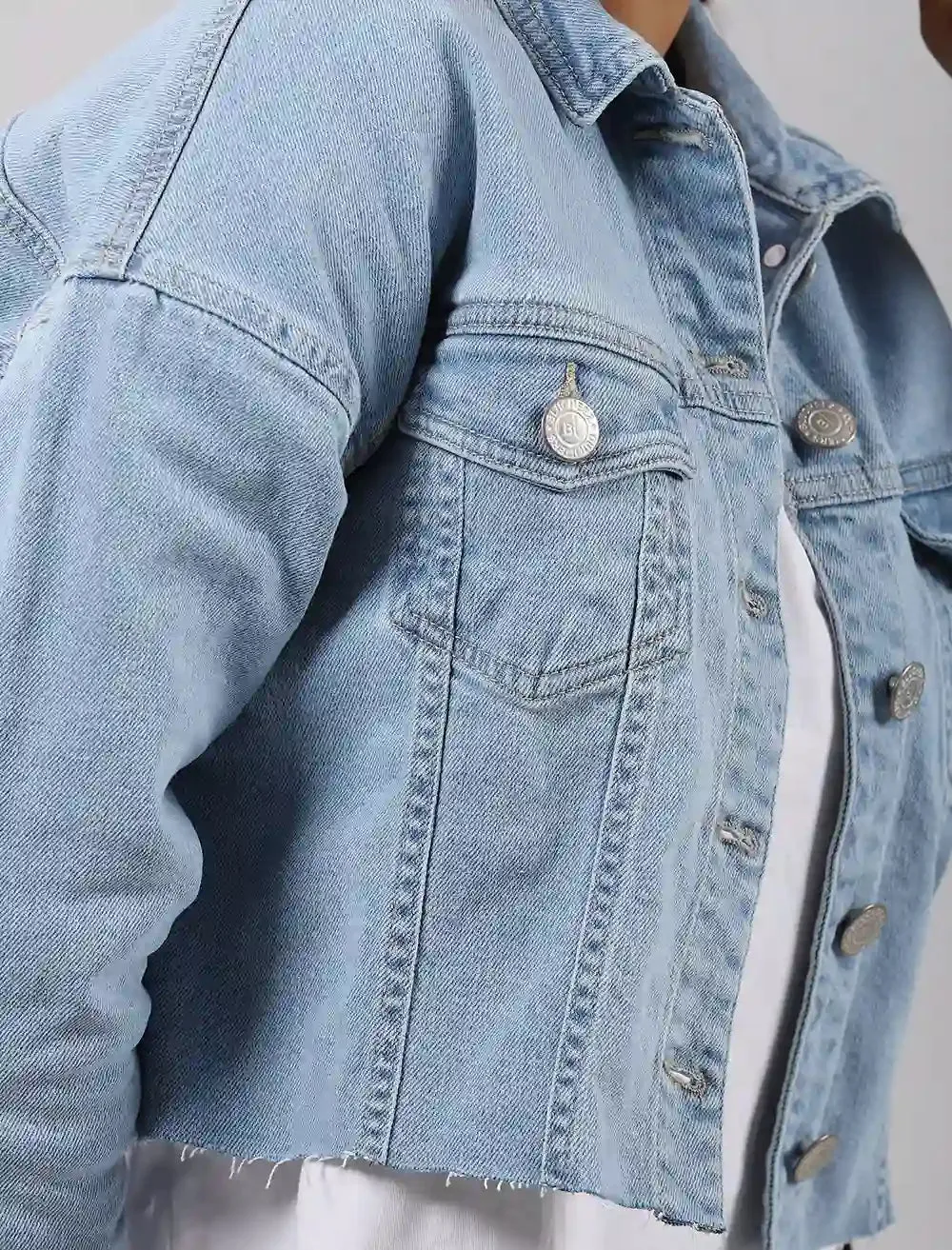 Cropped Denim Jacket