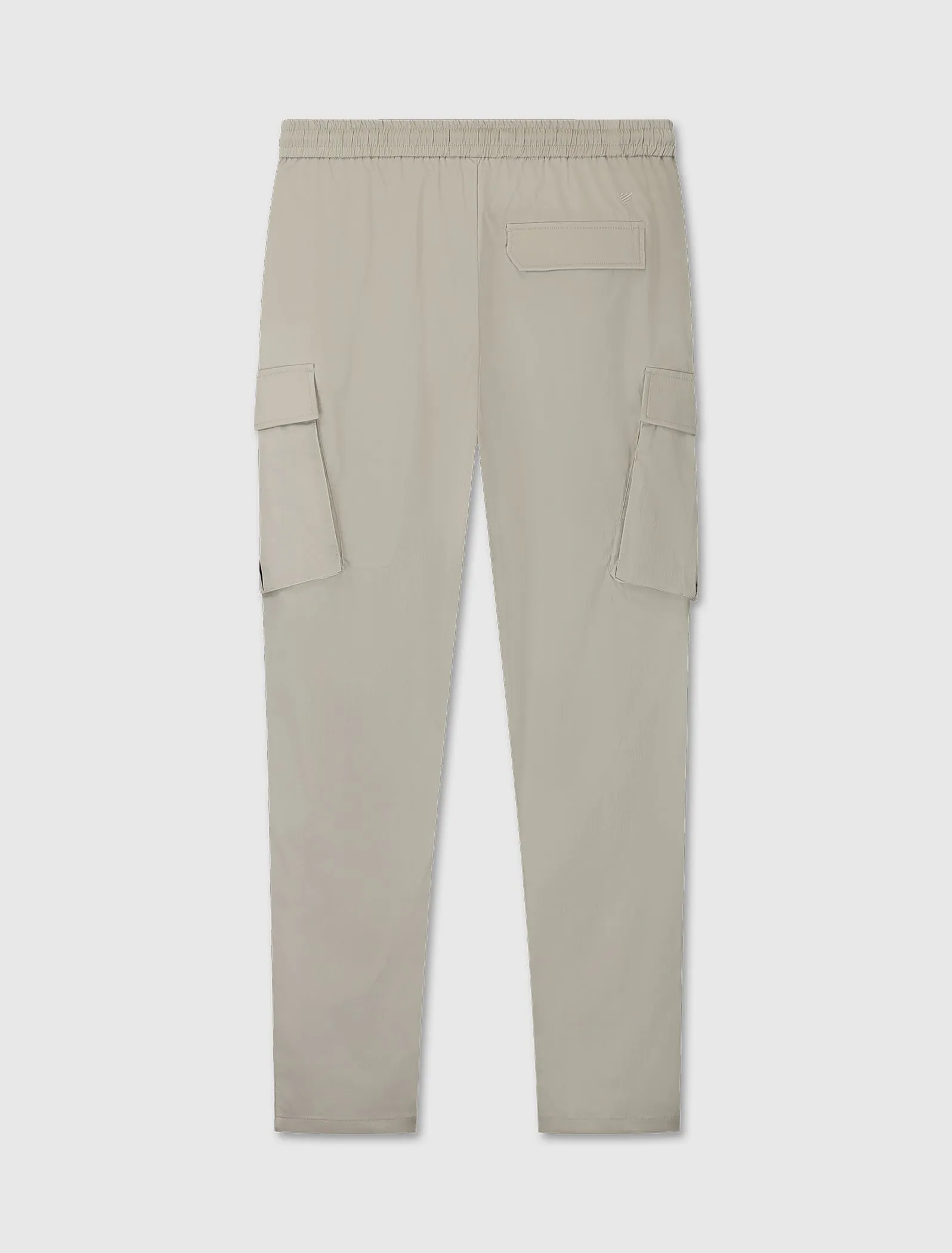 Crêpe Stretch Cargo Pants | Taupe