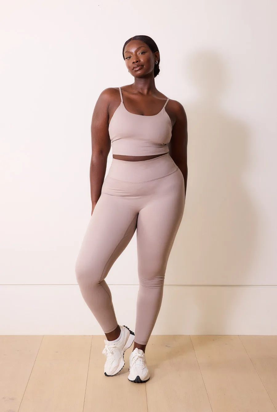 Curve 24/7 Revitalise High Waisted Leggings - Clay