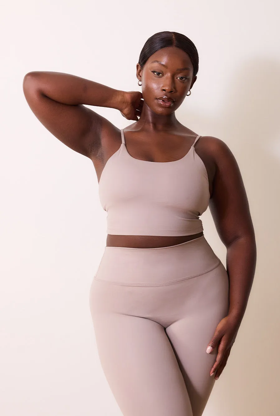 Curve 24/7 Revitalise High Waisted Leggings - Clay