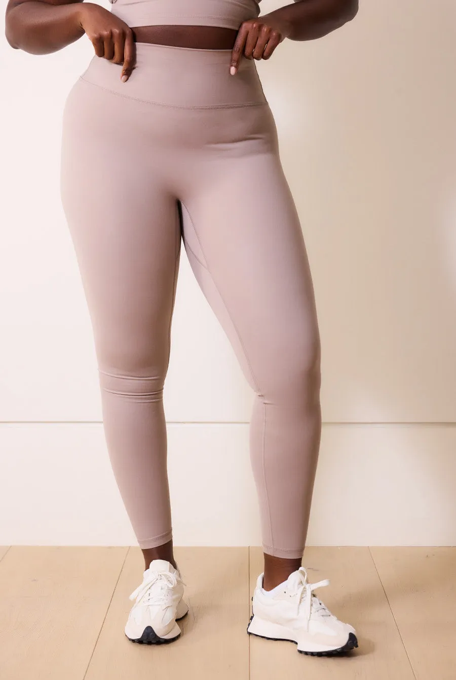 Curve 24/7 Revitalise High Waisted Leggings - Clay