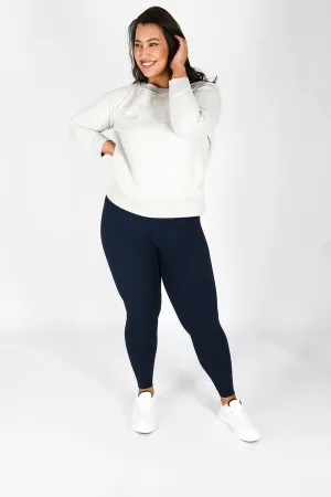 Curve Revitalise High Waisted Leggings - Navy Blue