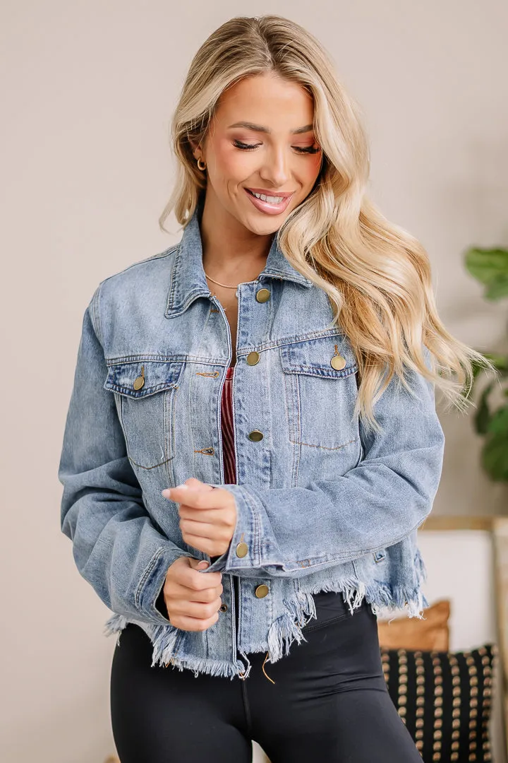 Denim Darlin' Cropped Jacket