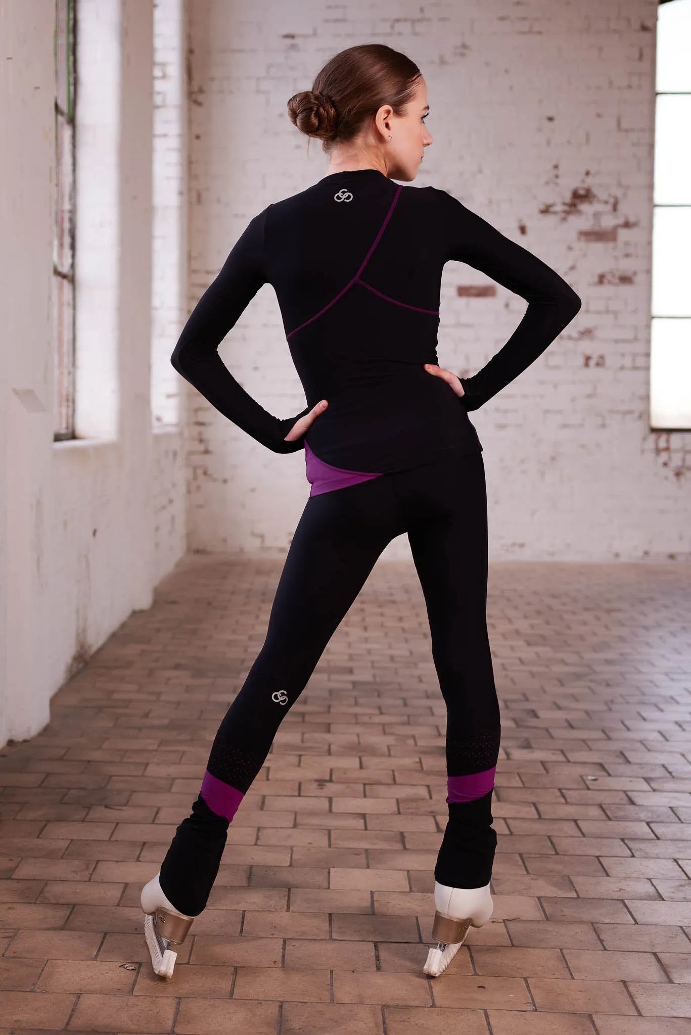 Desire Non-Slip Leggings in Berry