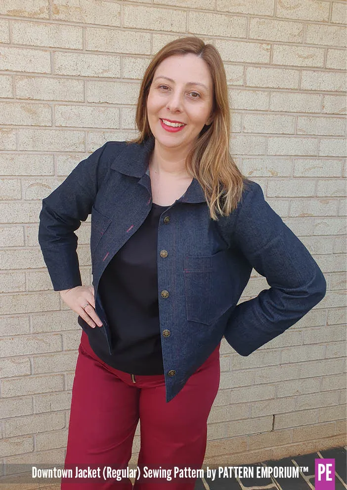 Downtown Jacket in Regular Fit | Sewing Pattern