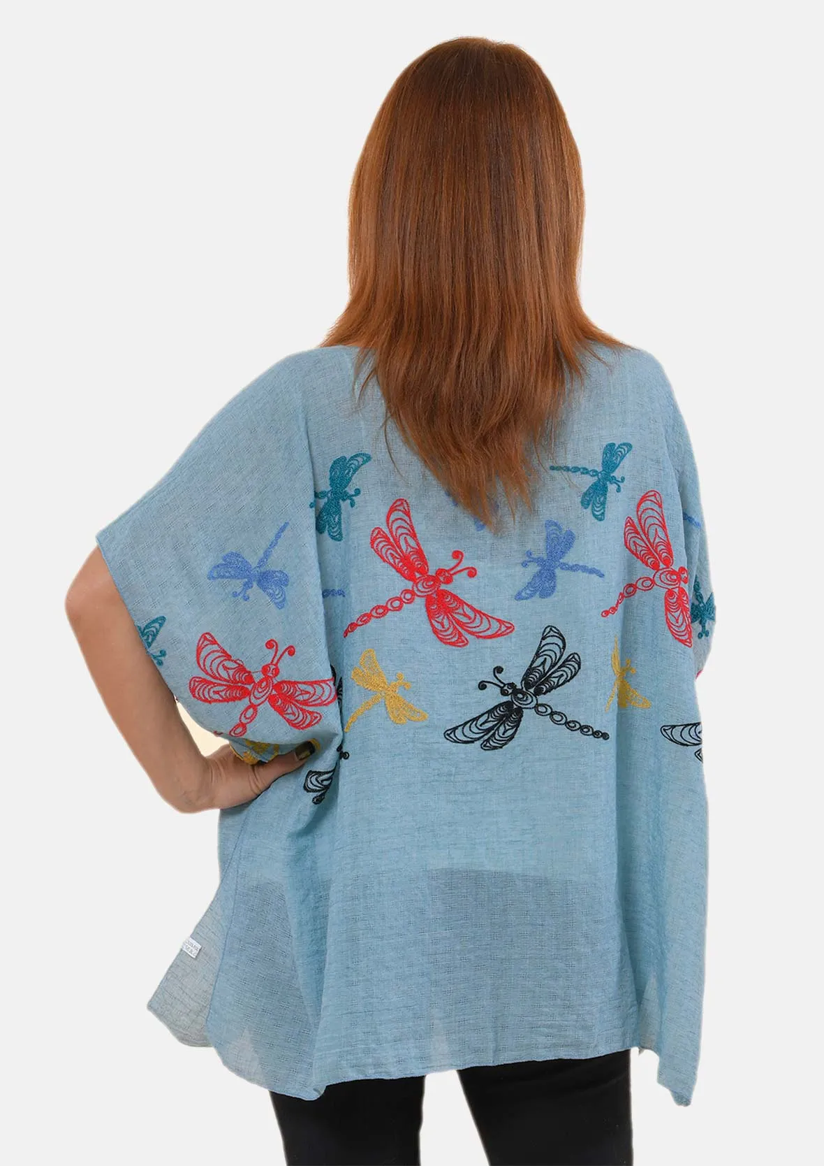 Dragonfly Embroidered Kaftan