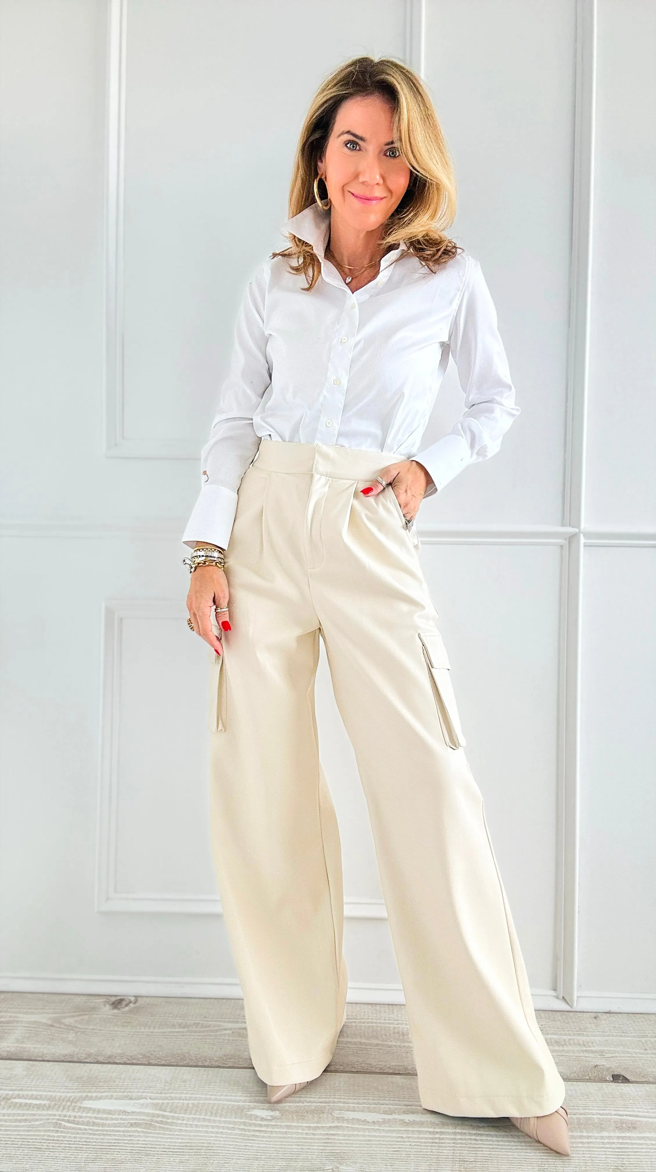 Effortless Wide Cargo Pants