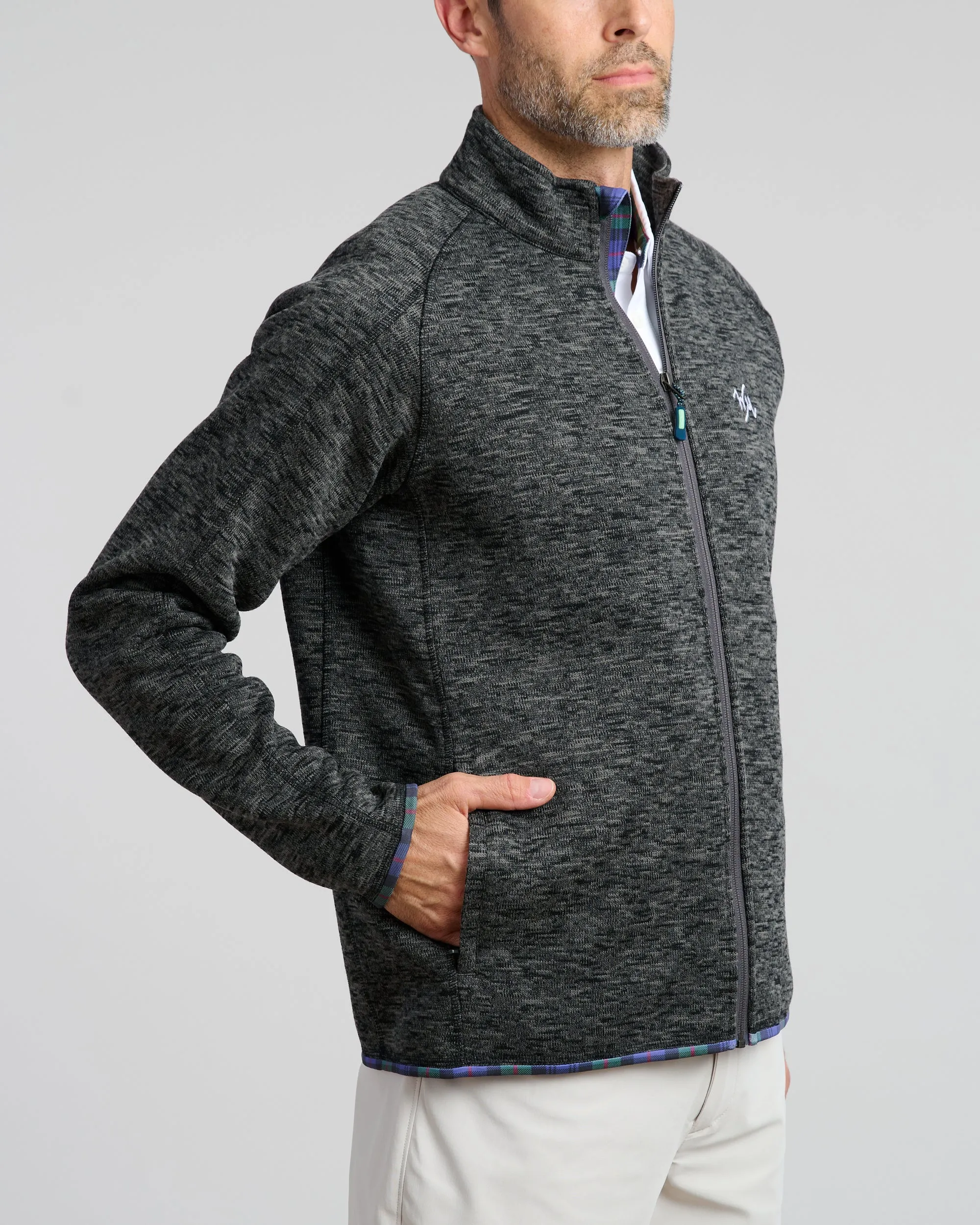 Flop Shot Men's Full Zip Jacket