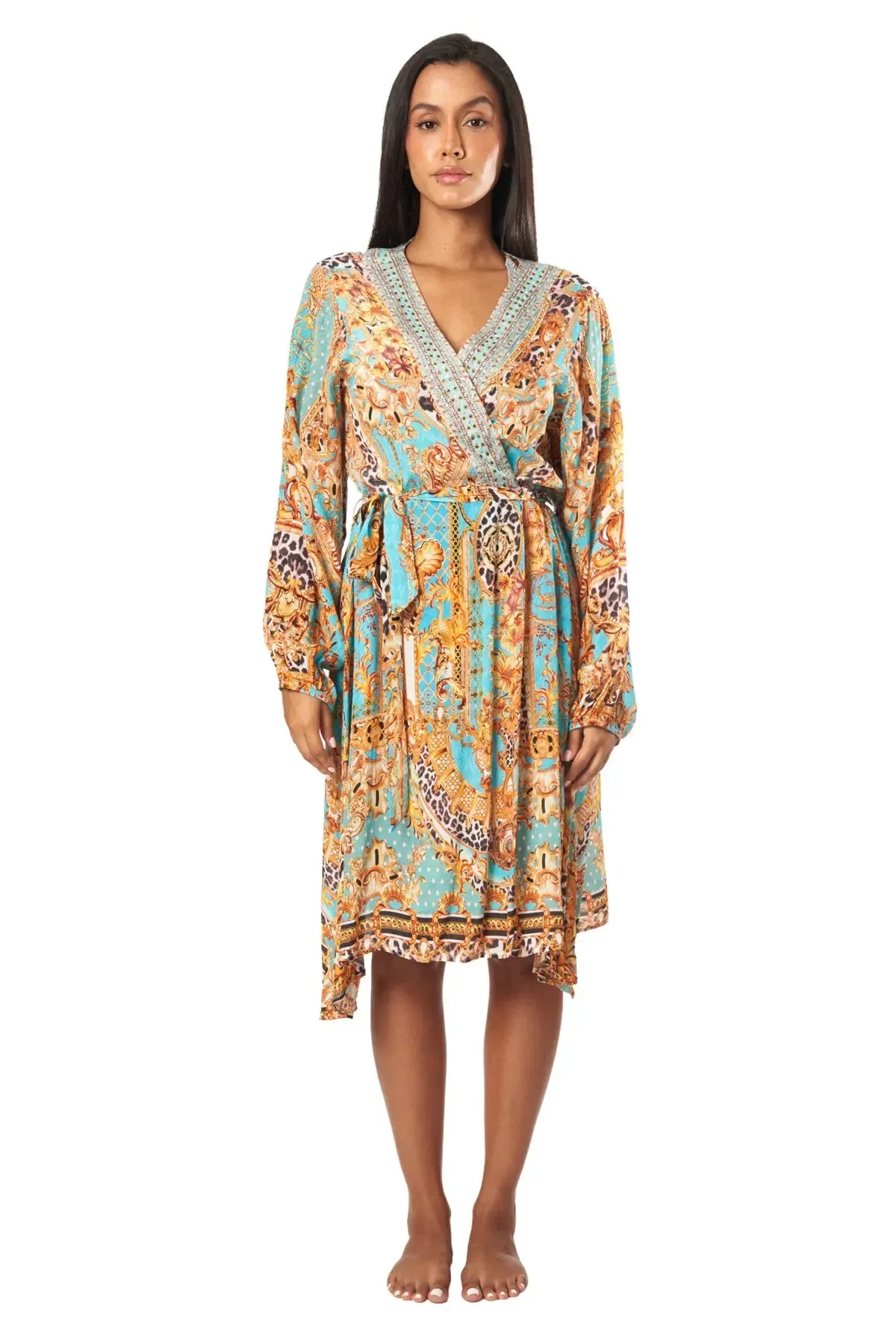 Future Eden Women's Midi Wrap Dresses