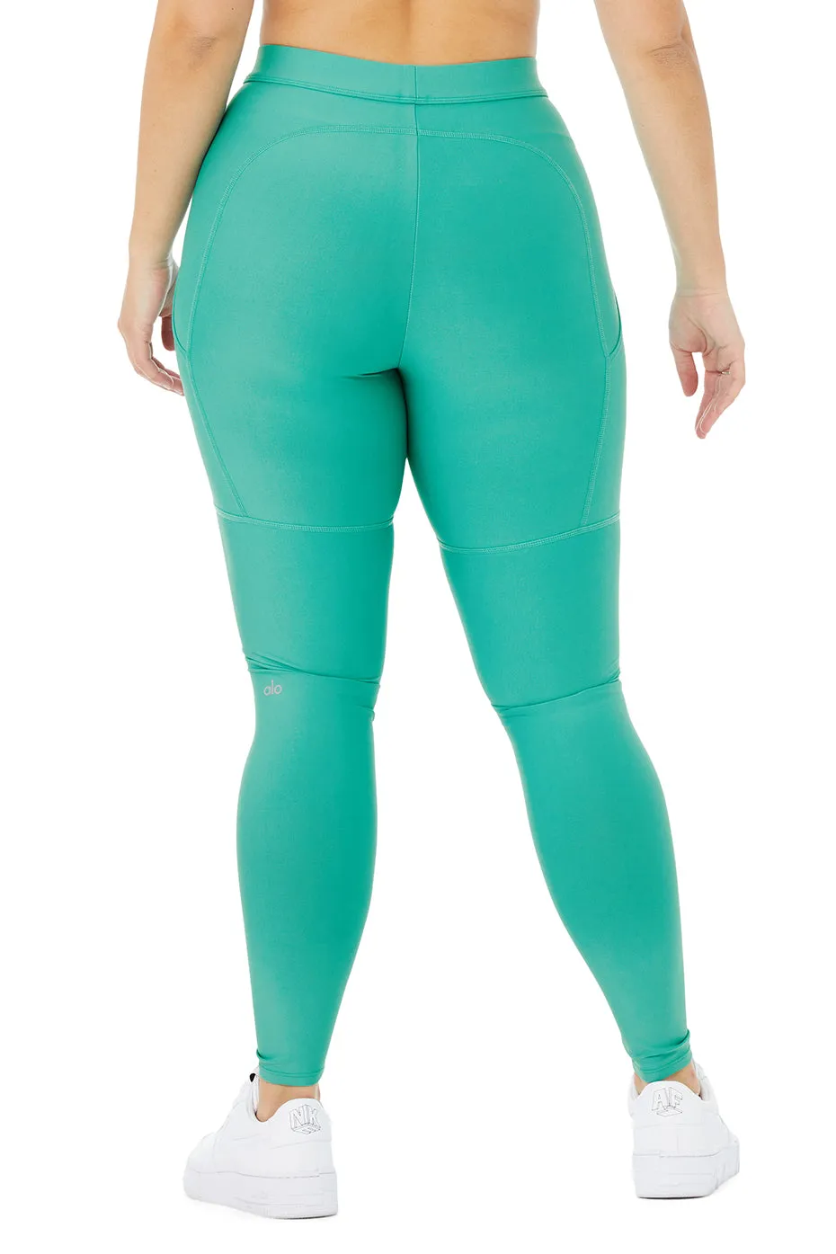 High-Waist 4 Pocket Utility Legging - Ocean Teal