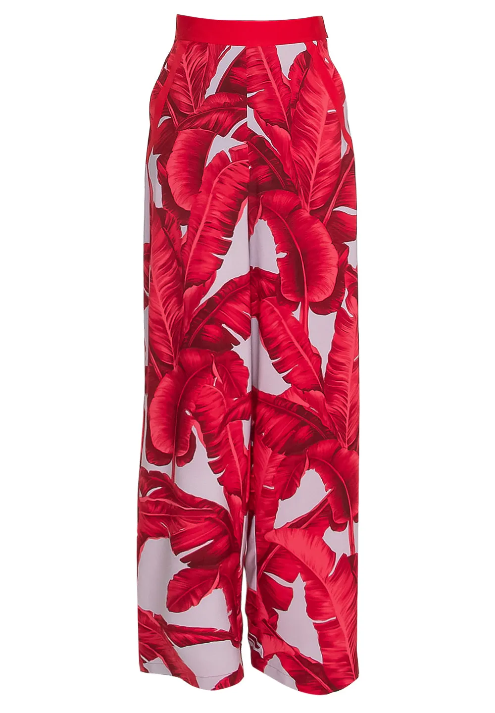 Jungle - Red / Grey Palm Pants (Red)