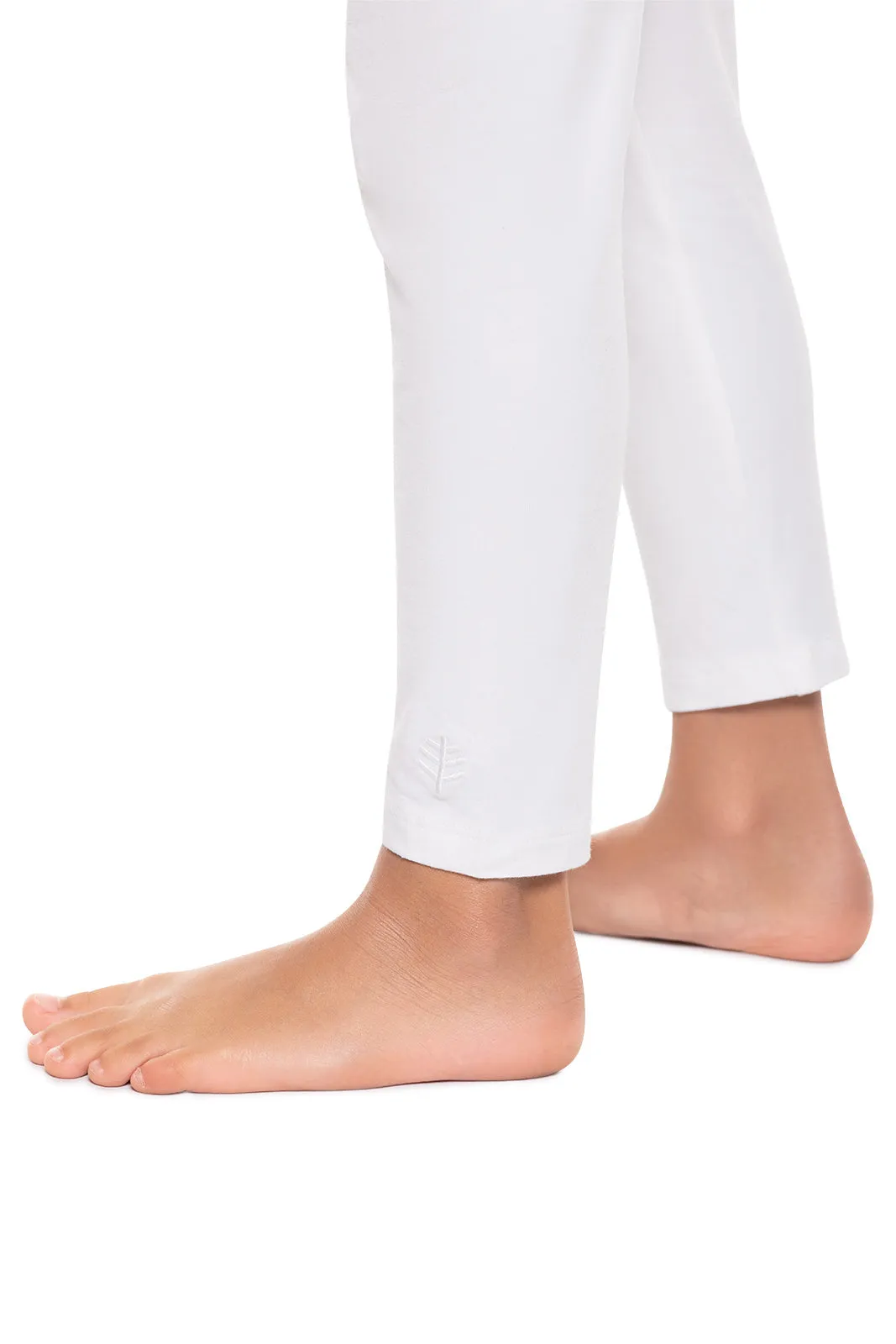 Kid's Monterey Summer Leggings | White