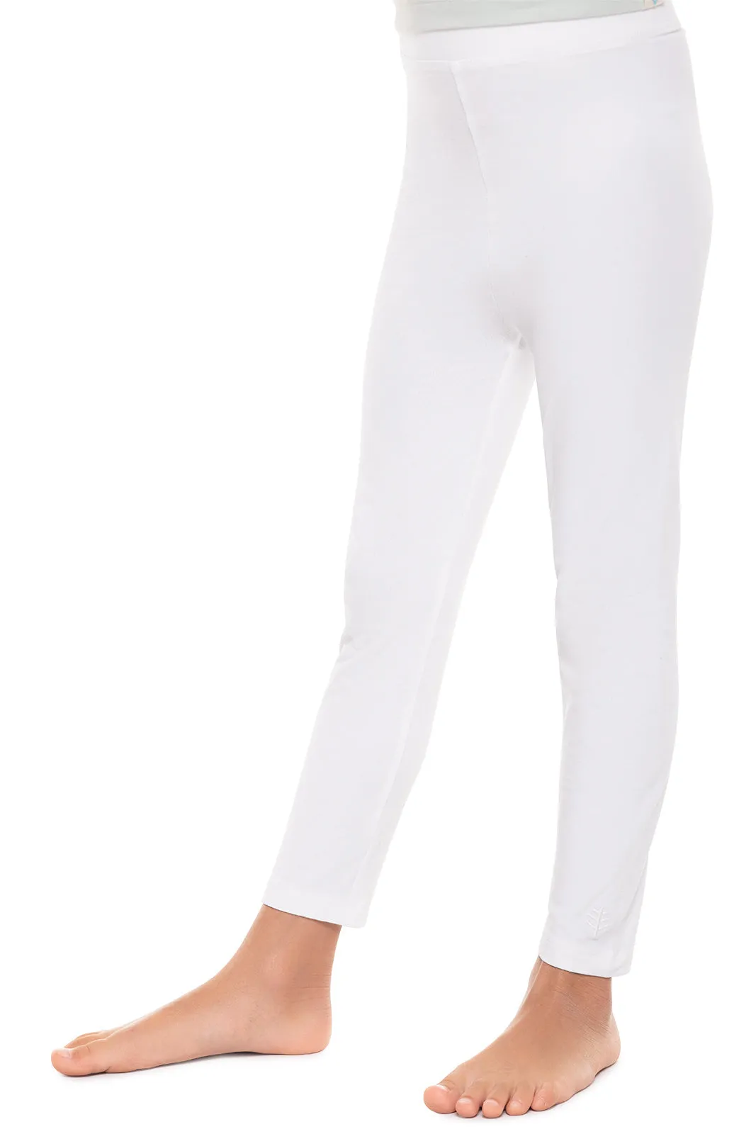 Kid's Monterey Summer Leggings | White