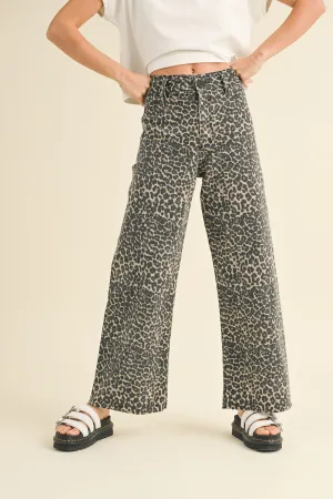 LEOPARD PRINT PANTS