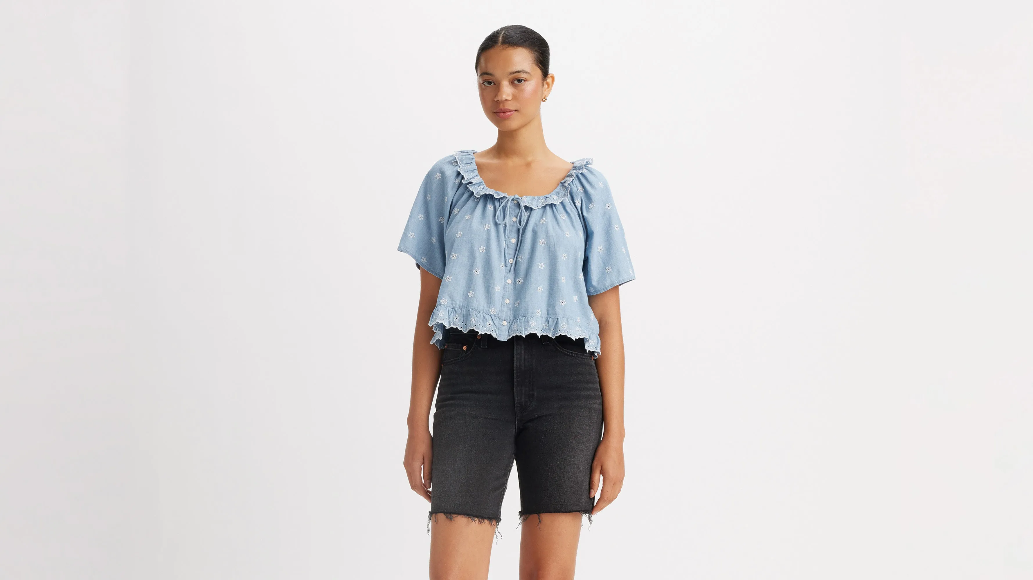 Levi's® Women's Lyka Short-Sleeve Blouse