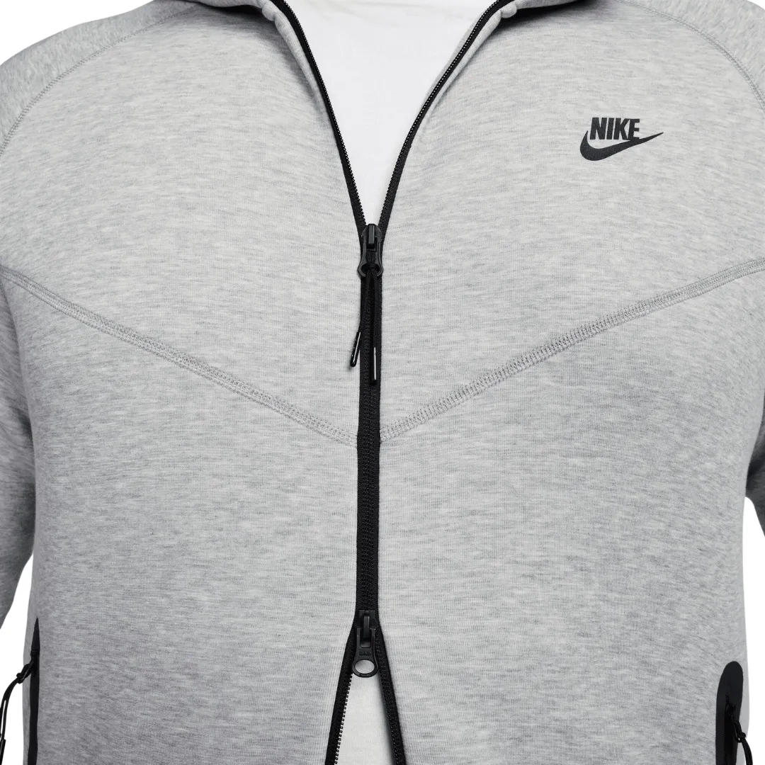 Men's Nike Sportswear Tech Fleece Windrunner - DK Heather Grey/Black