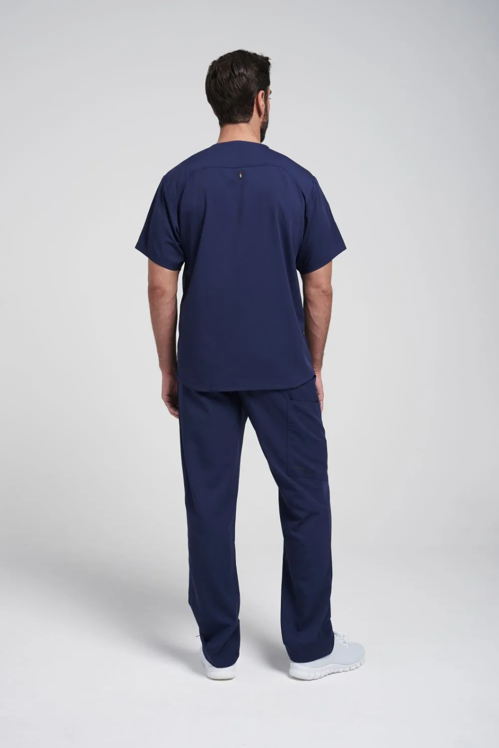 Men's Spandex V-Neck Wesley Scrub Set