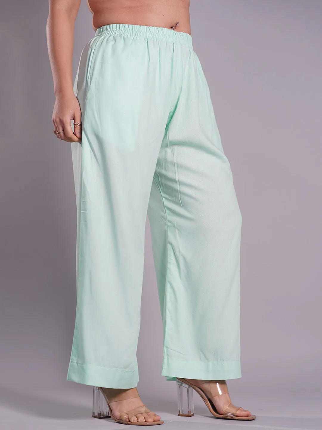 Mint Palazzo Pants