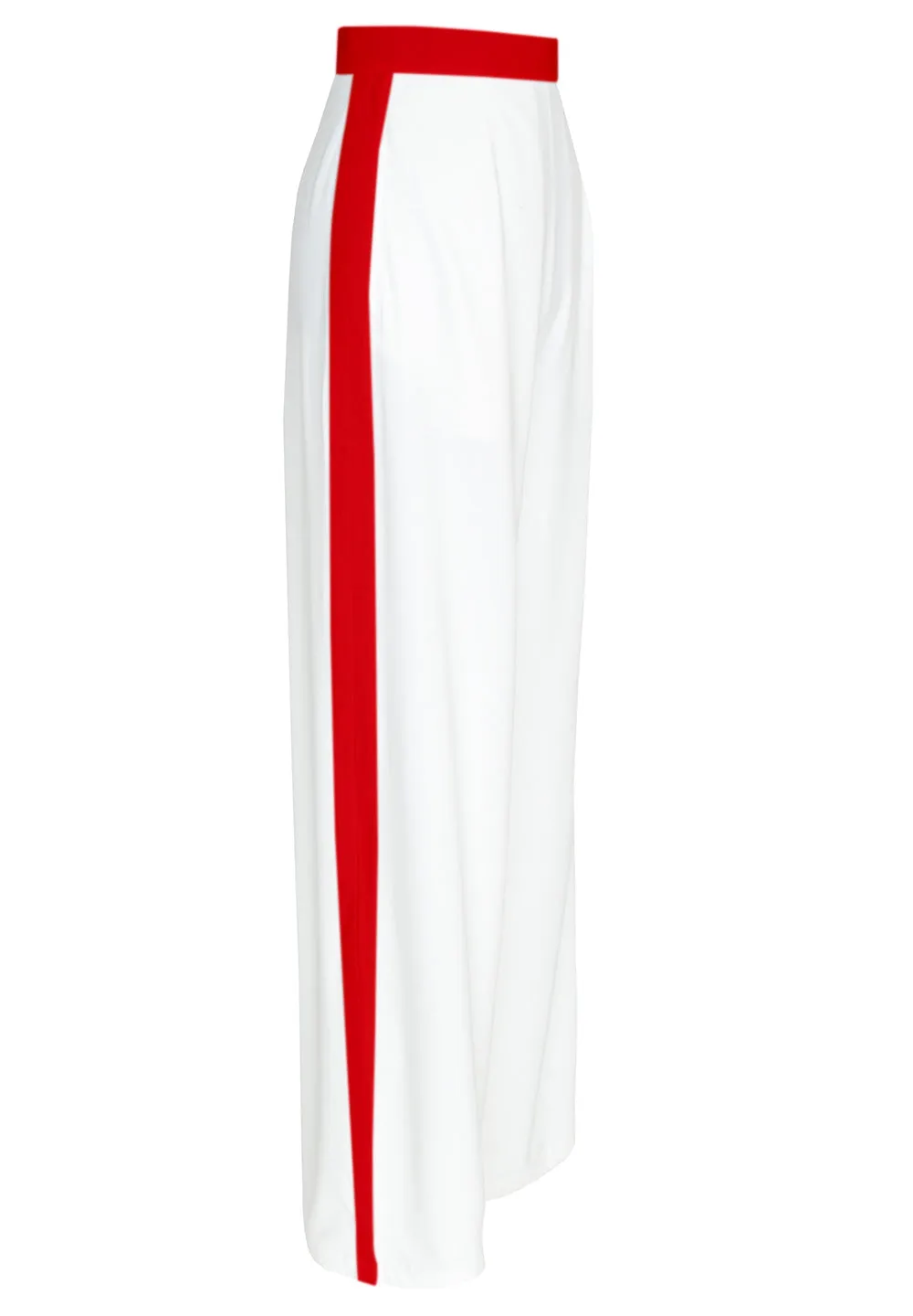 Monochrome - White Pants (Red)