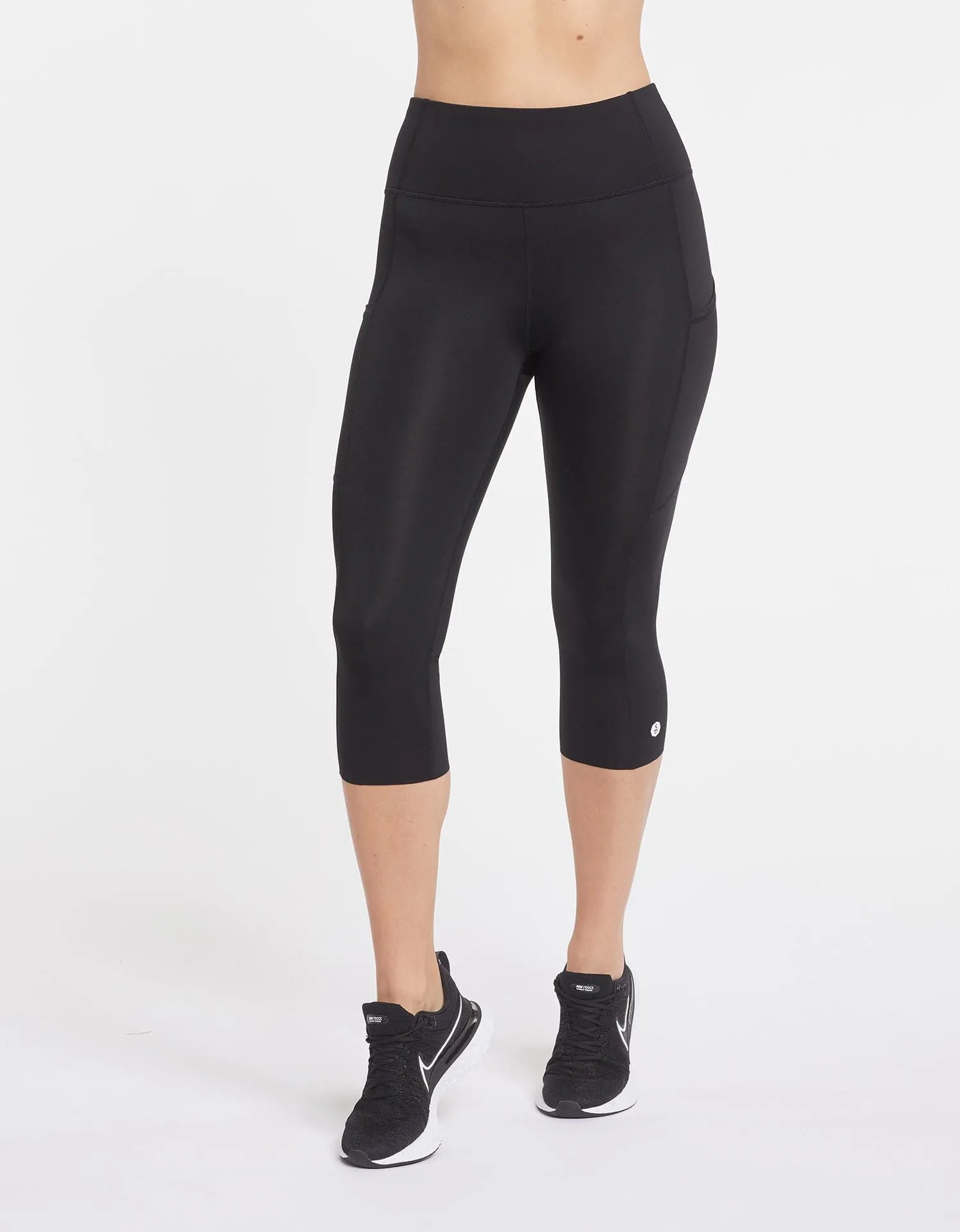 On The Move Essential Capri Leggings With Pockets UPF 50  Luxe Performance Collection