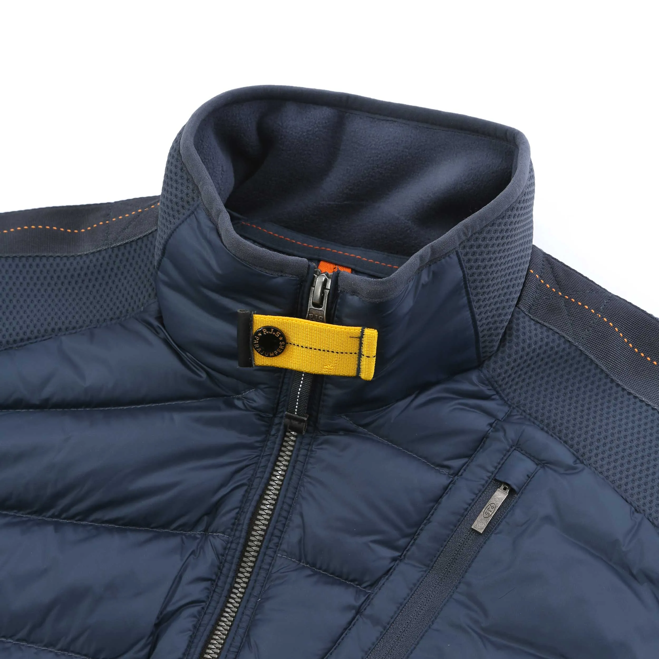 Parajumpers Jayden Quilted Fleece Jacket in Dark Avio Navy