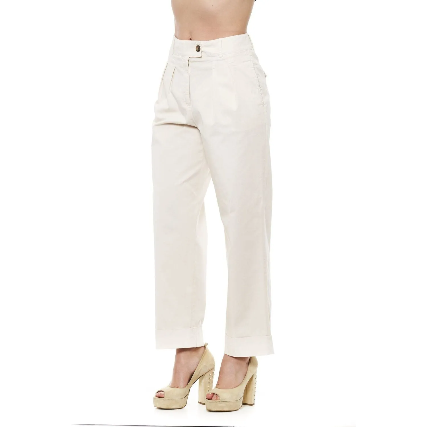 Peserico Beige Wide Palazzo Pants