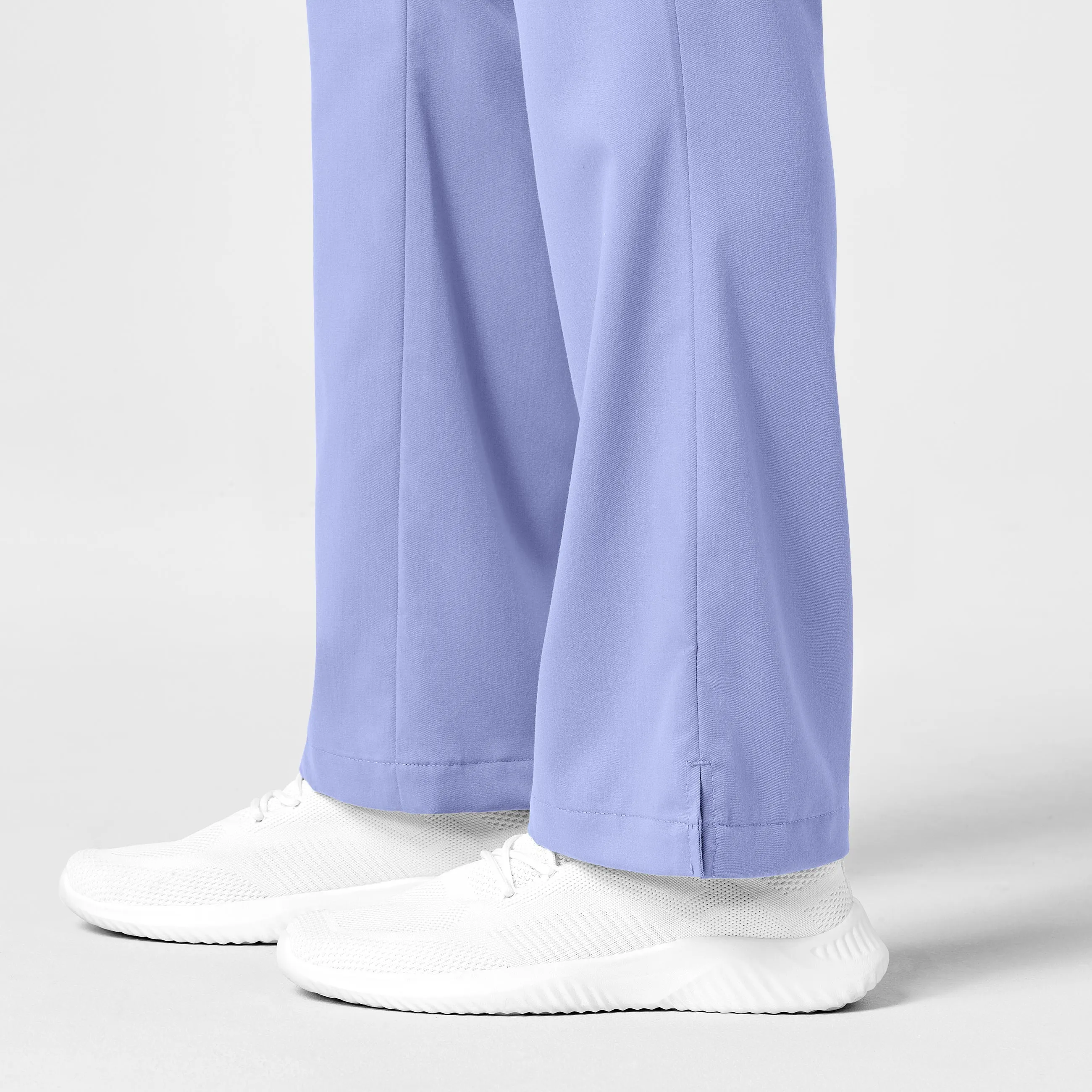 PRO Women's Moderate Flare Leg Scrub Pant - Ceil Blue