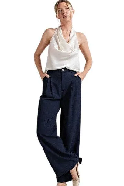 Relaxed straight pants