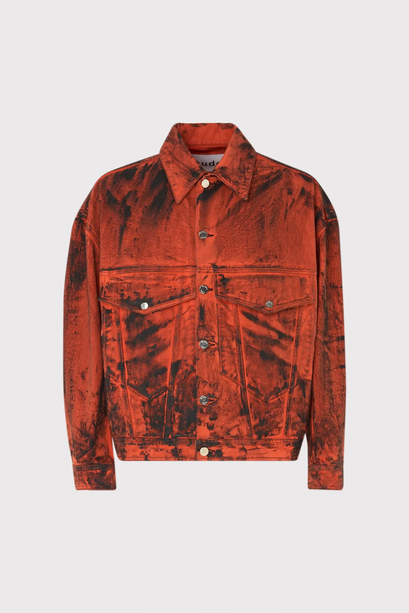 SHADOW DENIM DYED PAINT ORANGE