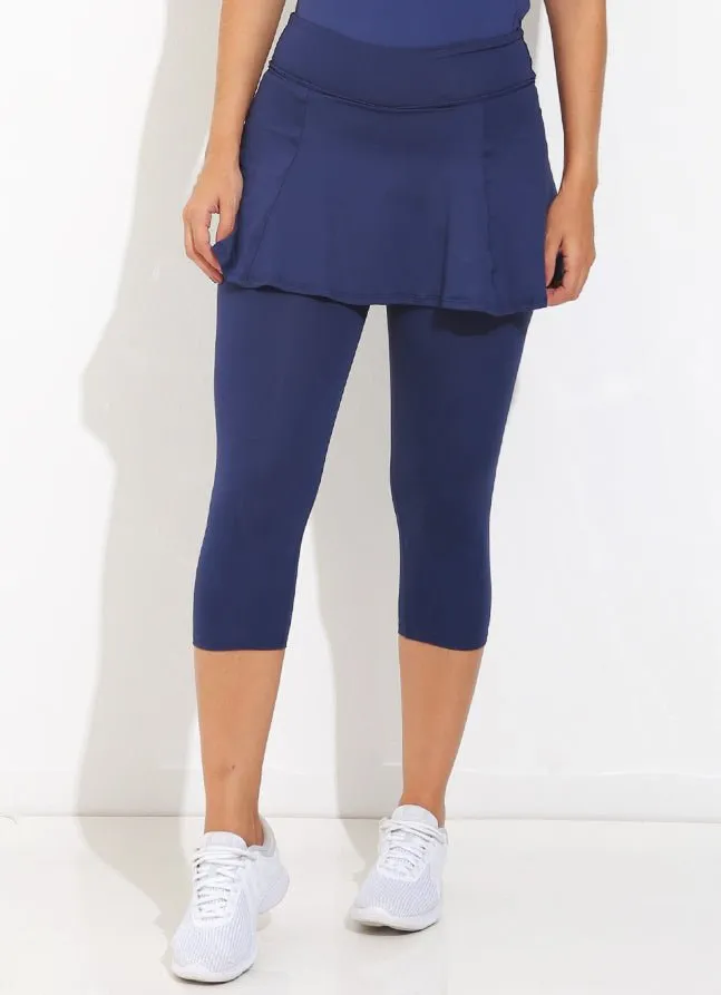 Skirted Capri ECO (Navy)