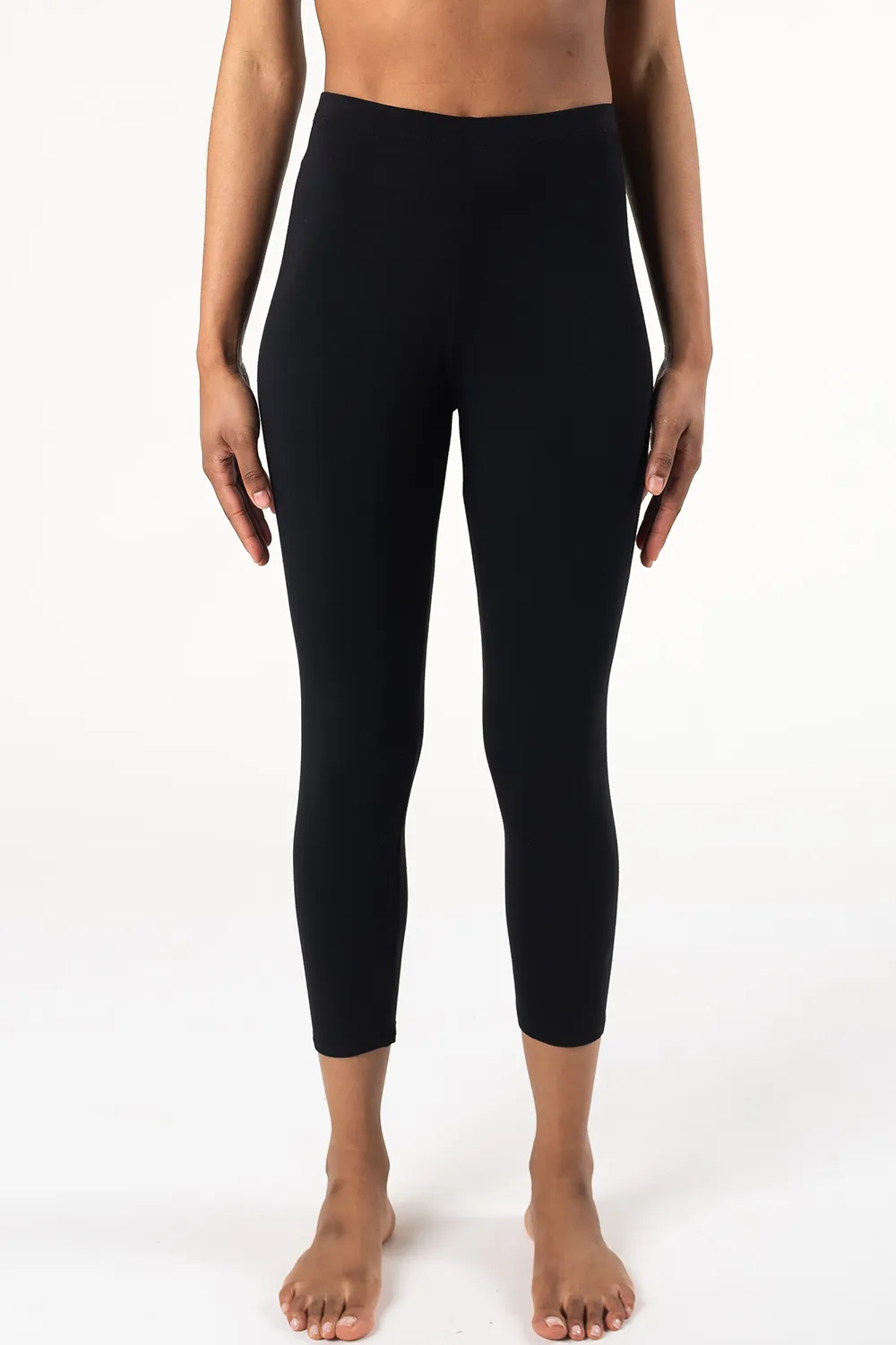 Terrera Suri Capri Bamboo Leggings - Black