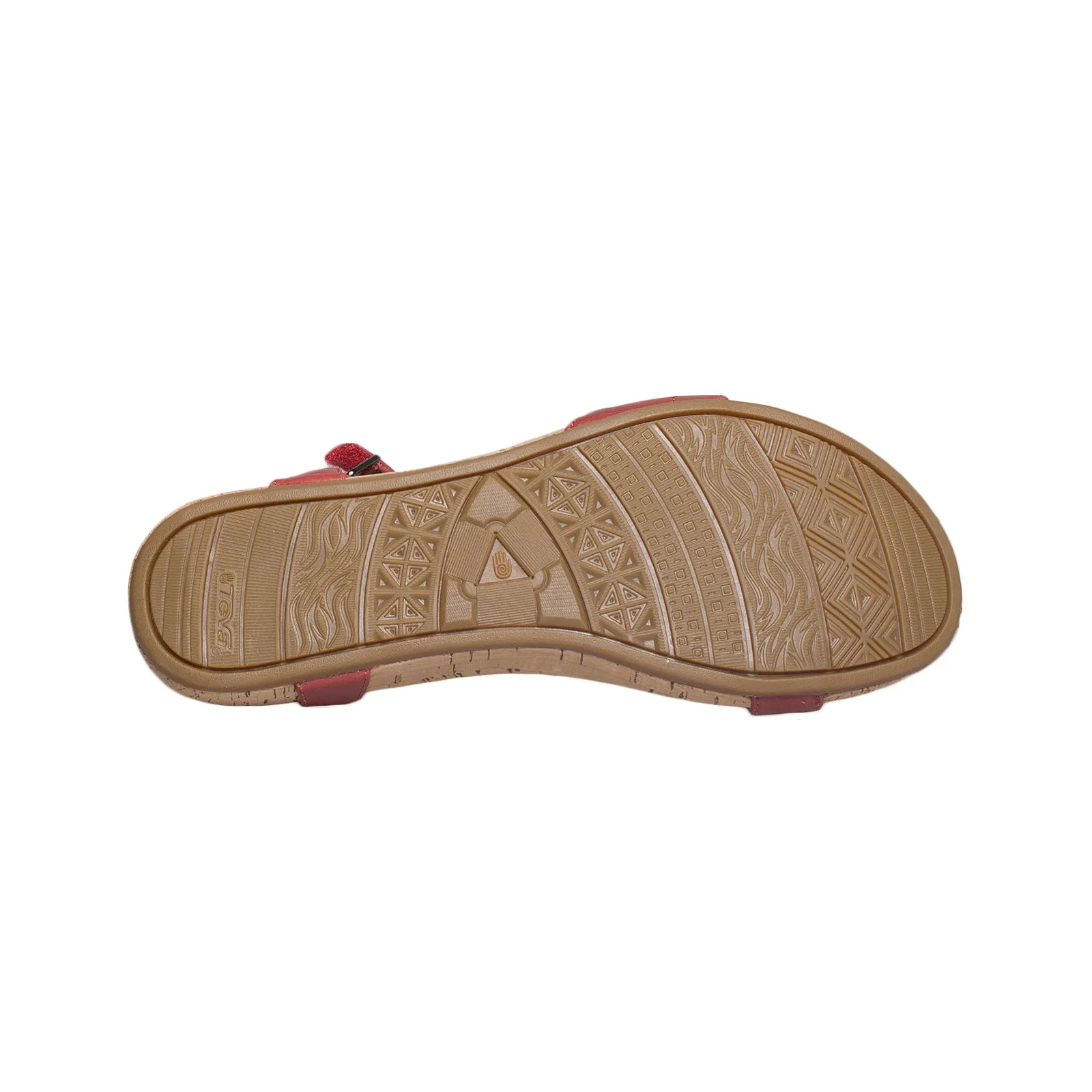 TEVA Capri Universal Pearlized Red Sandals - Women's