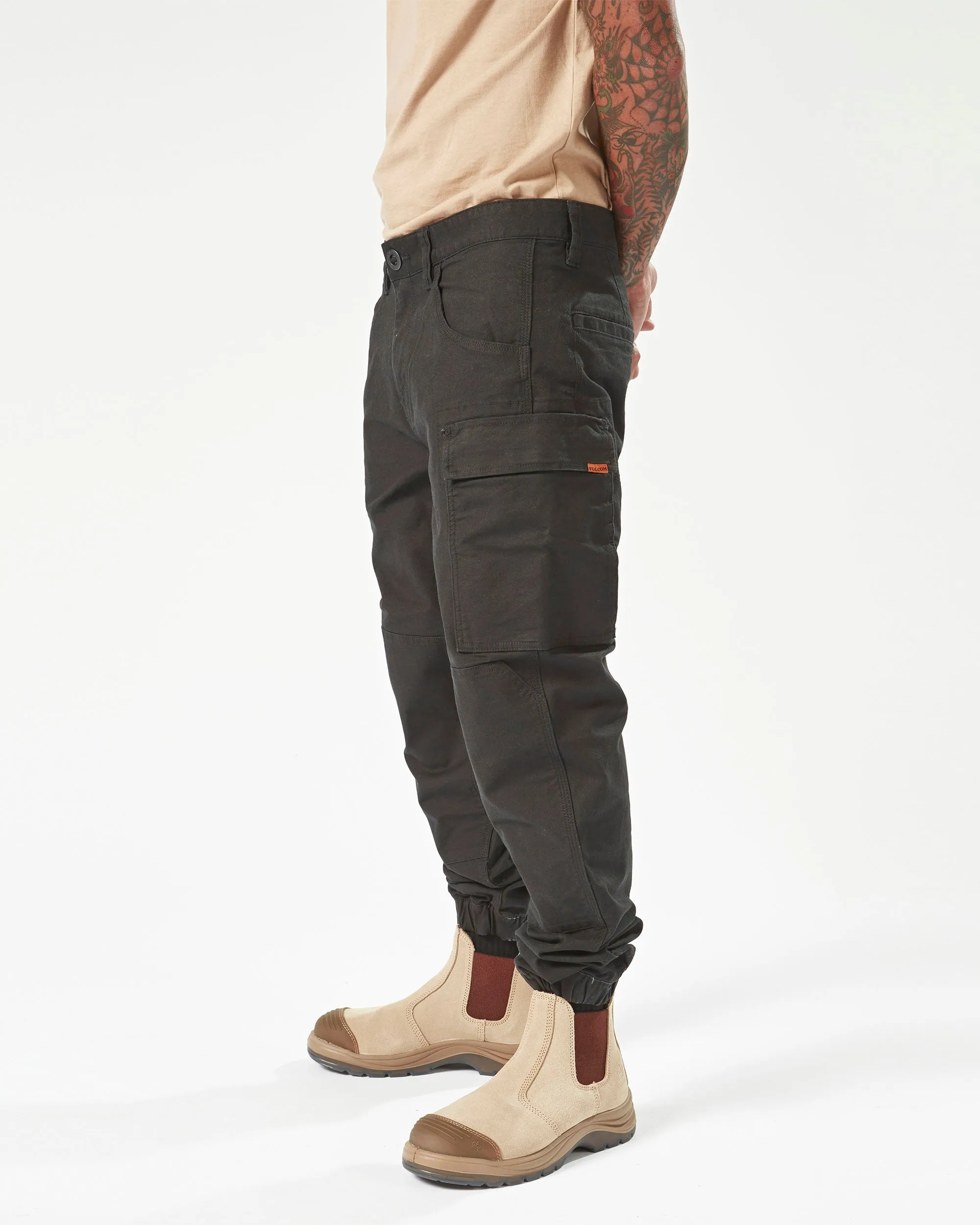 Volcom Workwear Caliper Cuff Pants - Black