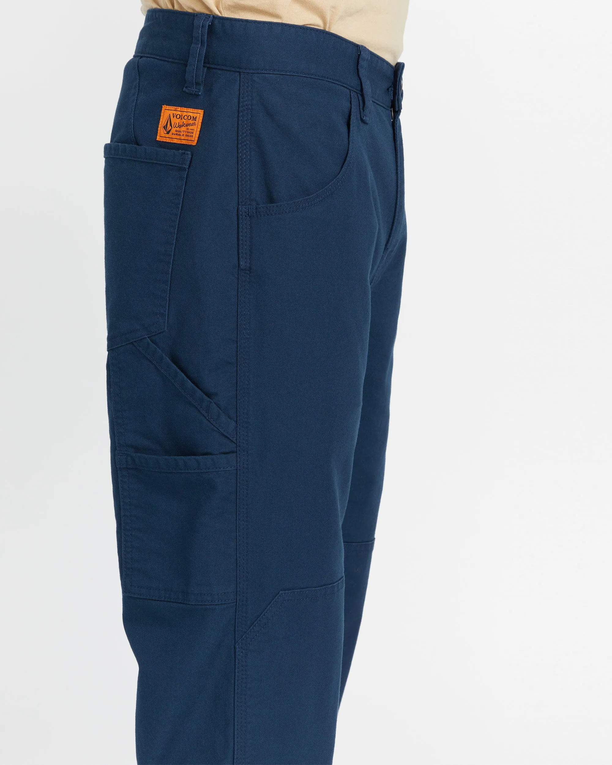 Volcom Workwear Caliper Relaxed Work Pants - Navy