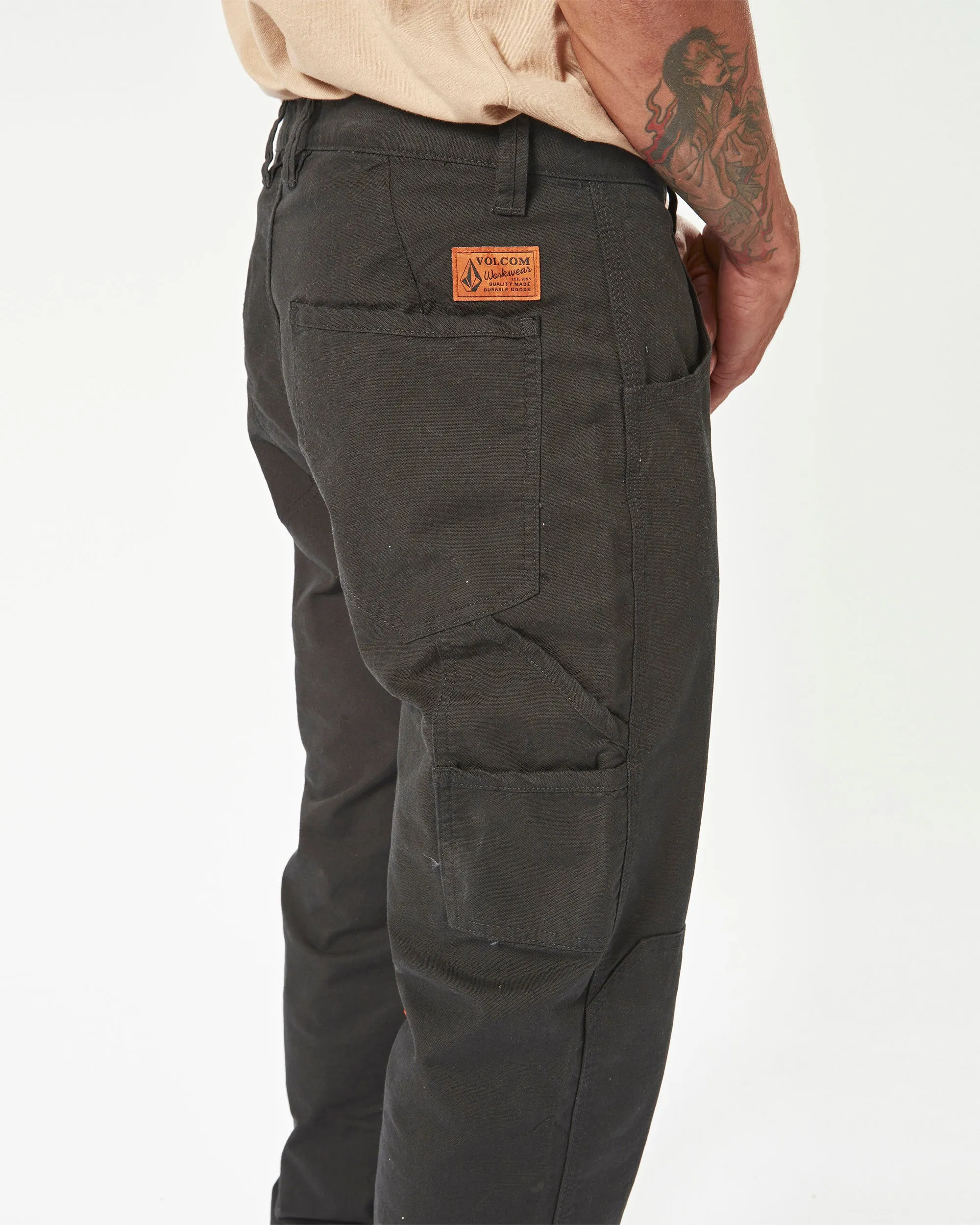 Volcom Workwear Caliper Work Pants - Black